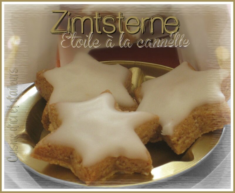 Zimtsterne - étoiles à la cannelle - Cuisine d'ici et d'ailleurs