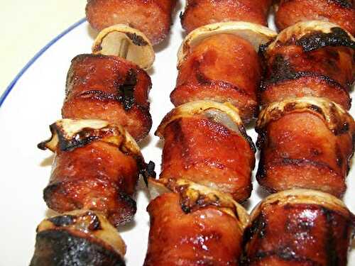 Brochettes de saucisses italiennes