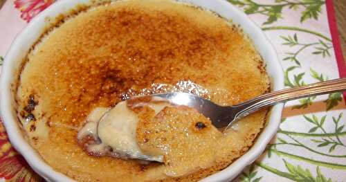 Crème brûlée aux épices