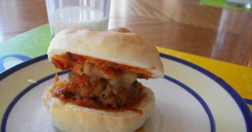 Mini-burger aux boulettes de viande