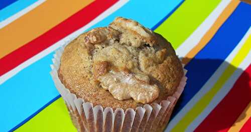 Muffins aux bananes et aux noix