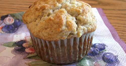 Muffins aux bananes & lait de coco