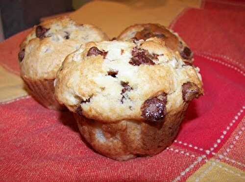 Muffins choco-poires