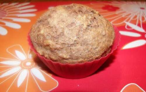 Muffins de son de blé aux bananes