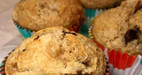 Muffins poires et chocolat