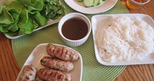 Petites saucisses de porc à la vietnamienne