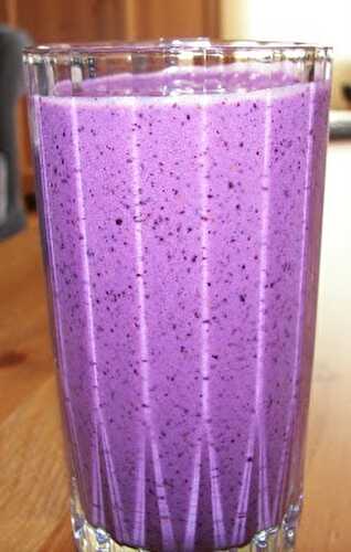 Smoothie aux bleuets