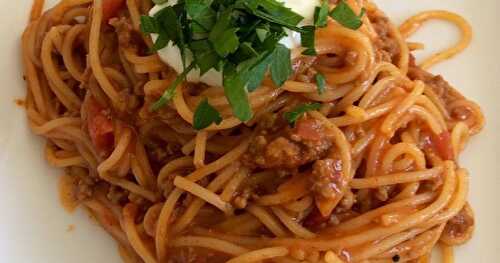 Spaghettis tex-mex "one pot"
