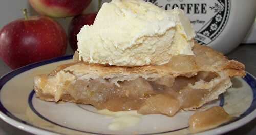 Tarte aux pommes et au sucre à la crème