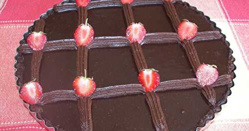 Tarte choco-fraises