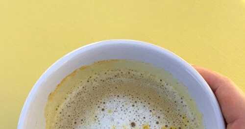 Thé façon latté "golden chaï"