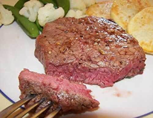 Tournedos de boeuf mariné