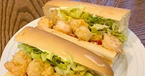 Sandwich Po'boy aux crevettes