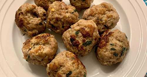 Boulettes de veau au fromage romano