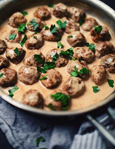 Boulettes de viande suédoise (style IKÉA)