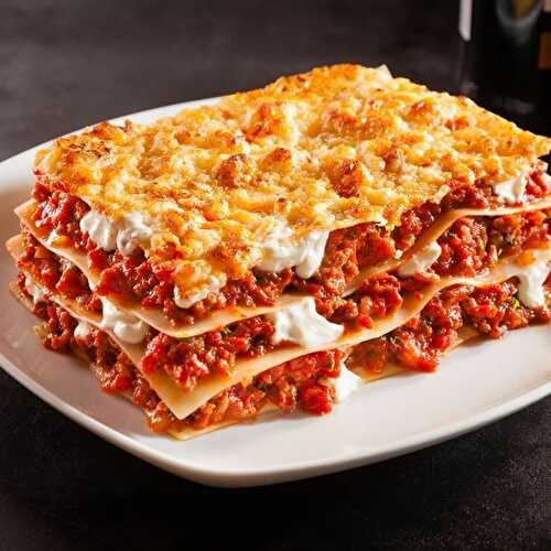 Lasagnes à la Bolognaise facile