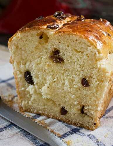 Le Cramique ou pain aux raisins de Belgique