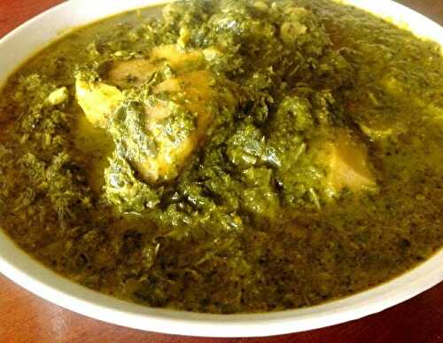 Le Kpwem sans sel ou purée feuilles de manioc - Cuisine du Mboa