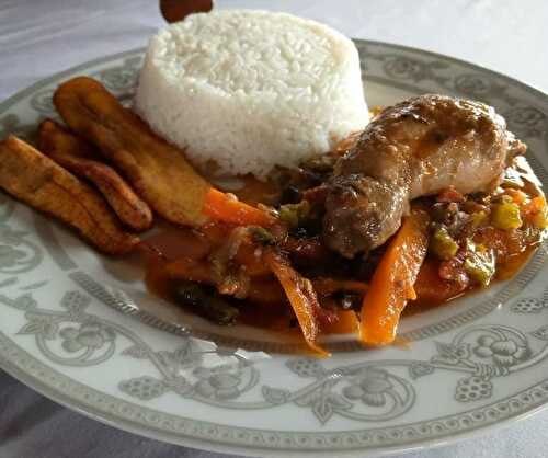 Recette de Poulet Basquaise (façon camerounaise)