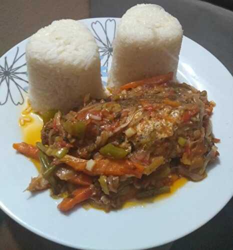 Sauce de poisson aux légumes