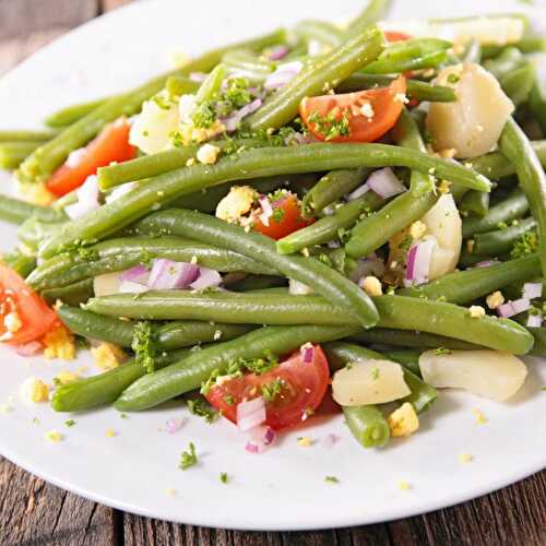 Salade haricots verts, pommes de terre