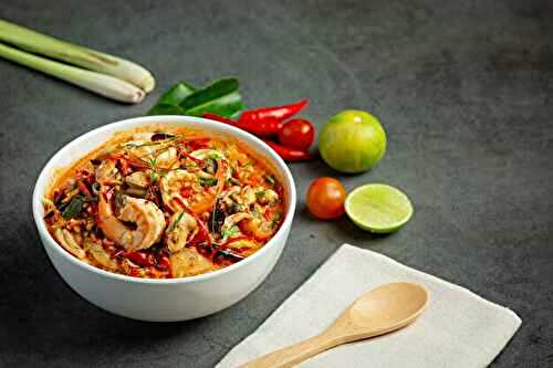 Soupe Tom Yum, le bon équilibre de saveurs