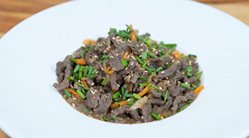 Bulgogi sauté de boeuf coréen