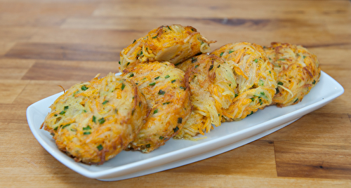 Galettes pommes de terre carottes 