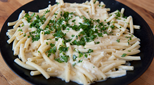 Macaronis sauce Alfredo à ma façon