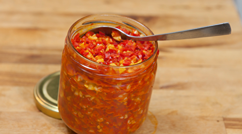 Purée de piments rouges