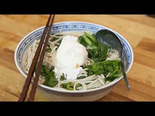 Soupe Chinoise aux épinards