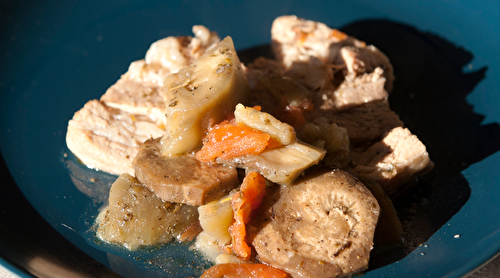 Tendrons de veau aux aubergines