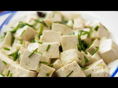 Tofu à la ciboule Chinoise
