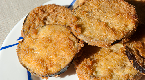 Aubergines pannées