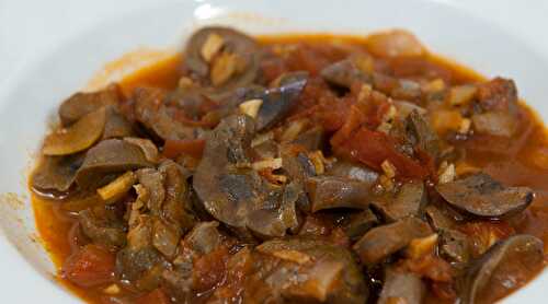 Rognons de boeuf à la tomate