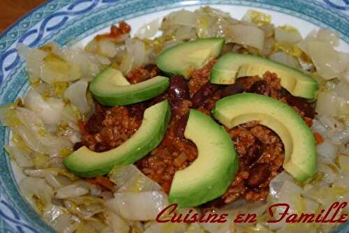 Chili con carne aux endives