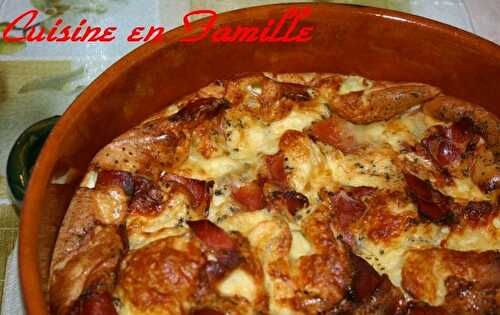 Clafoutis jambon et mozzarella *