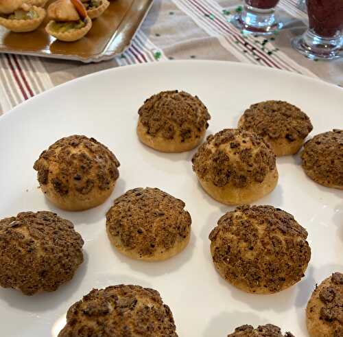 Craquelin aux cèpes pour choux salés