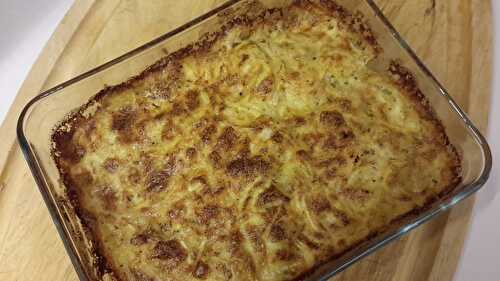 Gratin de panais et pommes de terre *