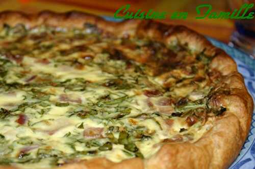 Quiche cresson et jambon *