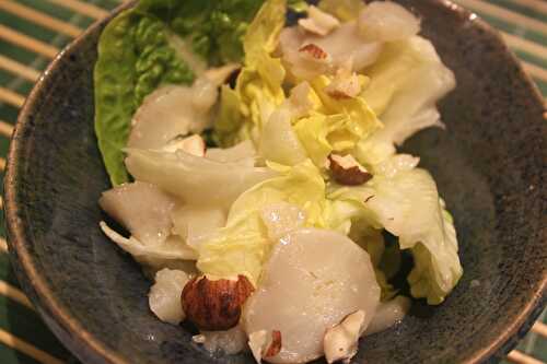 Salade de topinambours aux noisettes