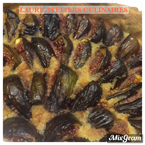 Tarte amandine aux figues