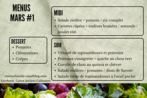 MENU MARS #1