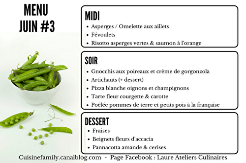 Menu Juin #3