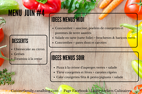 Menu Juin #4