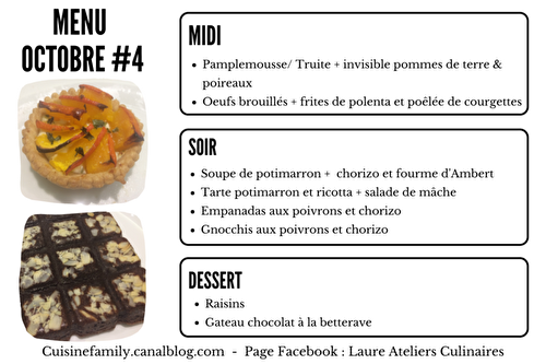 Menu Octobre #4