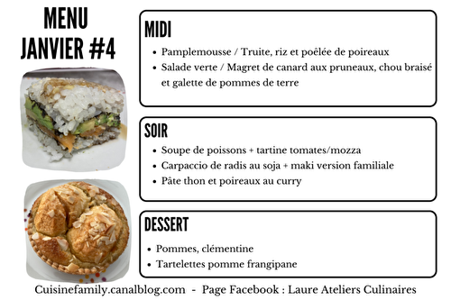 MENU JANVIER #4