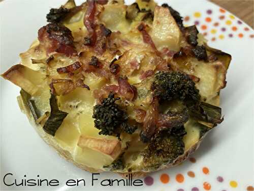 Quiche sans pate pommes de terre et brocolis *