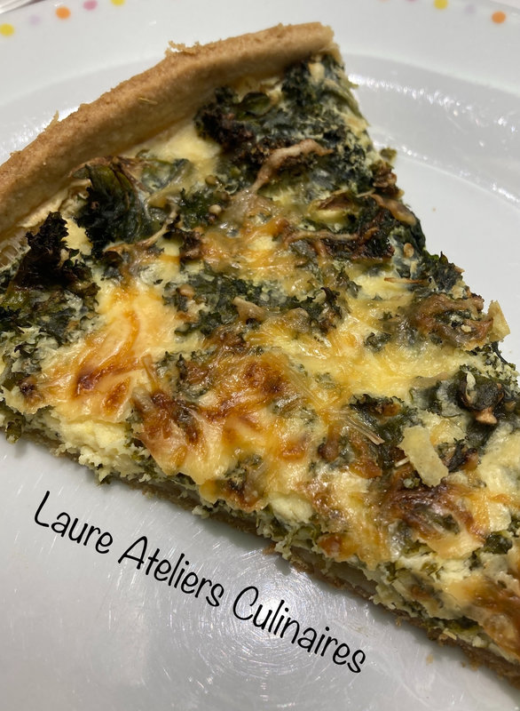 Quiche chou kale et ricotta