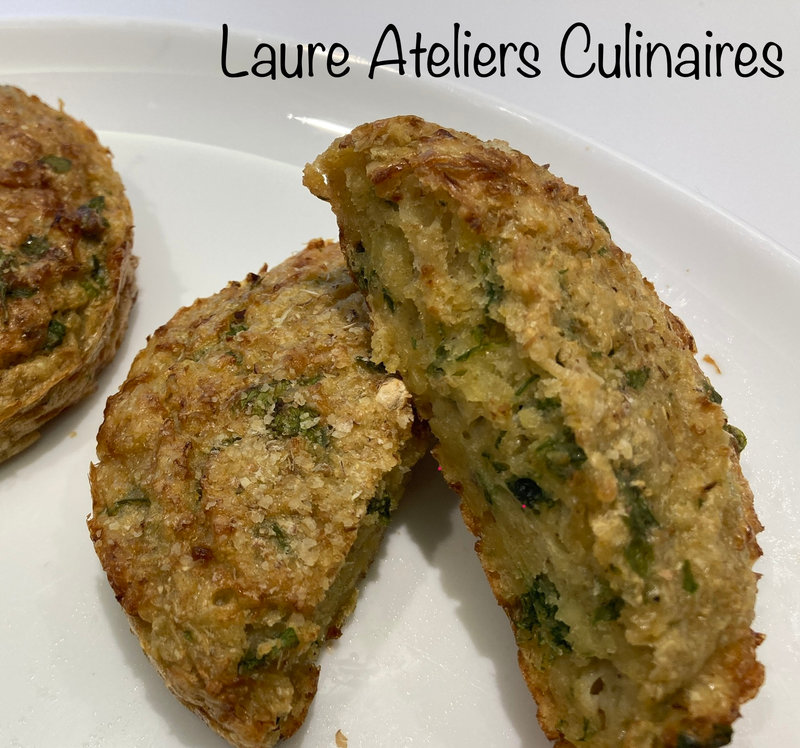 Galettes pommes de terre et chou-fleur